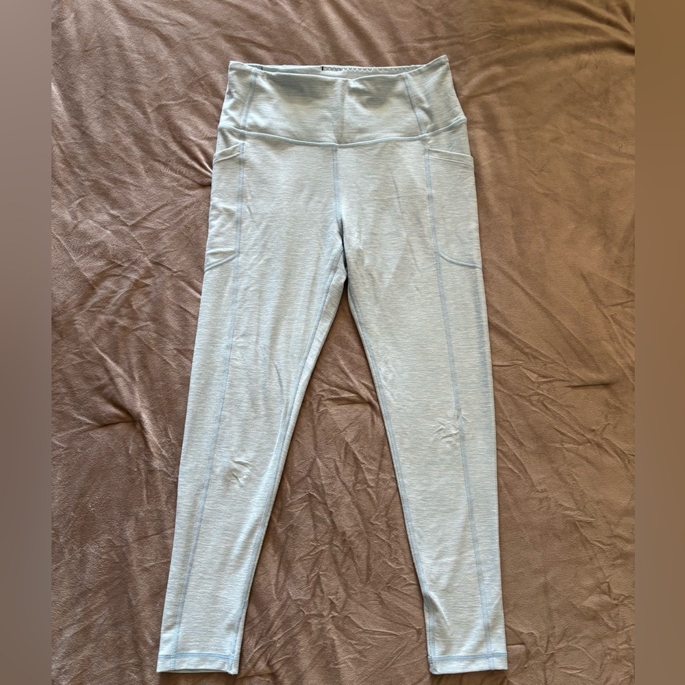 Victoria's Secret Light Blue Mid-Rise Leggings - Size 6